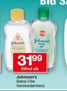 Johnson's Baba-Olie Verskeidenheid 200ml-elk