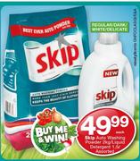 Skip Auto Washing Powder 2Kg/ Liquid Detergent 1.5L Assorted-Each