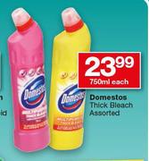 Domestos Thick Bleach-750ml Each