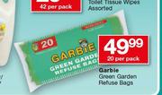 Garbie Green Garden Refuse Bags 20 Per Pack