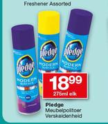 Pledge Meubelpolitoer Verskeidenheid-275ml Elk