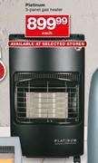 Platinum 3-Panel Gas Heater