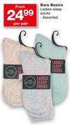 Bare Basic Ladies Sleep Socks-Per Pair