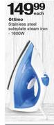Otimmo 1600W Stainless Steel Soleplate Steam Iron-Each