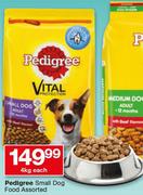Pedigree Small Dog Food-4kg Each