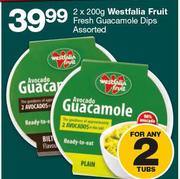 Westfalia Fruit Fresh Guacamole Dips Assorted-2x200g