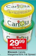 Blossom Canola Margarine/50% Fat Spread - 1Kg Each