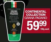 Continental Collectioon Grana Padano-150g Each