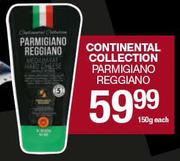 Continental Collectioon Parmigiano Reggiano-150g Each