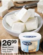 Meze Danish Feta Cheese-150g Each