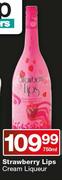 Strawberry Lips Cream Liqueur-750ml