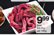 Beef Stir Fry-Per 100g