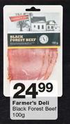 Farmer's Deli Black Forest Beef-100g