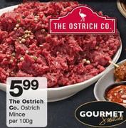 The Ostrich Co.Ostrich Mince-Per 100g