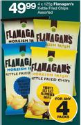 Flanagan's Kettle Fried Chips Assorted-4 x 125g