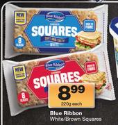 Blue Ribbon White/Brown Squares-220g Each