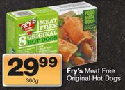 Fry’s Meat Free Original Hot Dogs-360g