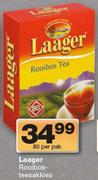 Lagger Rooibos-Teesakkies-80 Per Pak