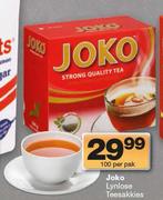 Joko Lynlose Teesakkies-100 Per Pak