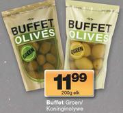 Buffet Groen/Koningin Olywe-200 g Each