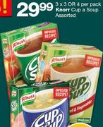 Knorr Cup a Soup Assorted-3 x 3 Or 4 Per Pack