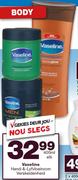 Vaseline Hand-&-Lyfvloeiroom Verskeidennheid-400ml Each