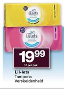 Lil-Lets Tampons Verskeidenheid 16-Per Pak