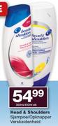 Head & Shoulders Sjampoe/Opknapper Verskeidenheid-360ml/400ml elk