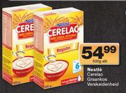 Nestle Cerelac graan kos Verskeidenheid-500g Elk