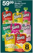 Rhodes Squish Baby Food-8x110ml