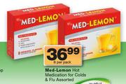 Med-Lemon Hot Medication For Colds & Flu 8-Per Pack