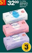 Johnson’s Baby Soap-3x200g
