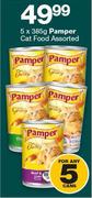 Pamper Cat Food-5x385g