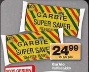 Garbie Vullissakke 20-Per Pak