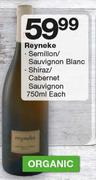 Reyneke Semillon/Sauvignon Blanc/Shiraz/Cabernet Sauvignon-750ml Each
