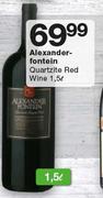 Alexander-Fontein Quartzite Red Wine-1.5Ltr