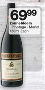 Zonnebloem Pinotage/Merlot-750ml Each