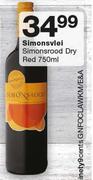 Simonsvlei Simonsrood Dry Red-750ml