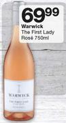 Warwick The First Lady Rose-750ml