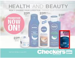 Checkers Gauteng : Health And Beauty ( 26 May - 08 Jun 2014 ), page 1