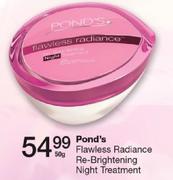 Pond's Flawless Radiance Re-Brightening Night Treatment-50g