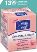 Clean & Clear Vanishing Cream With Vitamin E-50ml