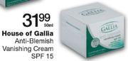 House Of Gallia Anti-Blemish Venishing Cream SPF15-50ml