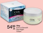 Olay Even & Smooth Day/Night Cream-50g Each