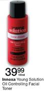 Innoxa Young Solution Oil Controlling Facial Toner-100ml