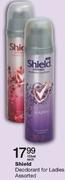 Shield Deodorant For Ladies Assorted-150ml Each
