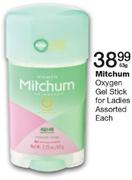 Mitchum Oxygen Gel Stick For Ladies Assorted-63g