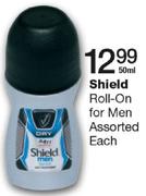 Shield Roll-On For Men Assorted-50ml