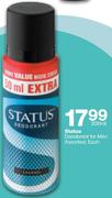 Status Deodorant For Men Assorted-200ml