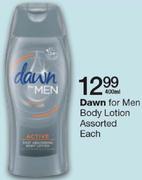 Dawn For Men Body Lotion Assorted-400ml